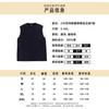 Chaleco Retro Lavado para Hombre Verano Trendy Algodón Sin Costuras Ropa Casual para Hombre con Logotipo Estampado Camiseta sin Mangas Personalizada Transpirable