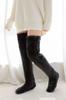 Otoño e invierno 2023 calcetines de piso de osito de peluche, medias, rodilleras, calcetines altos cálidos para mujer