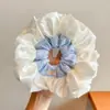 Novedad 2025 Scrunchie de Encaje para Mujer, Lindo y Dulce Accesorio para el Cabello, Goma para Coleta de Niña, Estilo Bosque, Cuerda para el Cabello de Gama Alta