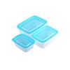 Caja de plástico para crispar Youyue, PP de grado alimenticio, caja de almacenamiento de frutas, caja de almacenamiento rectangular para verduras, juego, venta al por mayor