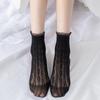 Calcetines japoneses de lolita, calcetines cortos de encaje con agujeros, calcetines suaves para estudiantes de lolita, calcetines femeninos para niñas