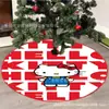Fabricantes de origen transfronterizos Sanrio estampado falda para árbol de Navidad decoración navideña encantador delantal para base de árbol personalizable