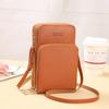 2026 Novo Modelo Grande Capacidade Multifuncional Cor Sólida Fashion Simples Bolsa de Ombro Tela Sensível ao Toque Transversal Bolsa para Celular para Mulheres