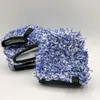 Fabricante de Guantes de Medio Palma para Limpieza de Autos, Microfibra de Pelo Largo y Corto, Espuma, Guantes de Medio Palma para Limpieza y Eliminación de Manchas de Autos al por Mayor