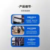Silla de ruedas plegable ligera para personas mayores con inconvenientes en piernas y pies, carriola empujada a mano, doble freno, silla de ruedas ligera