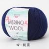 Nueva bola de lana Merino lana mediana gruesa 50g tejido a mano diy suéter bufanda ganchillo lana fábrica mayoreo