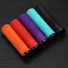 Manoplas de Borracha para Guidão de Bicicleta Extremidades de Guidão para Mountain Bike Manoplas Antiderrapantes com Trava Acessórios de Ciclismo