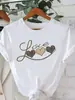 Com Design de Coração e Coroa Tamanho Plus Roupa Casual para Todas as Estações