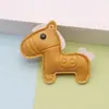 Colgante de Lujo Año del Caballo de Cuero Adorno de Pony Regalo Llavero de Pony para Coche Accesorios para Bolso
