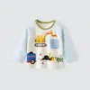 Camiseta de manga larga para bebé niño, top de dos piezas falso, camiseta básica para niños, ropa de primavera y otoño para bebés, ropa interior elegante