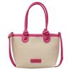 Bolsa de Balde Tecida de Mão da Moda para Mulheres Primavera e Verão 2025 Estilo Coreano Bolsa de Ombro Simples Bolsa Transversal de Nicho para o Dia a Dia