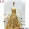 Vestido de Renda com Bordado Completo de Glitter Retro Francês Vestido Tela Bordada Venda por Atacado