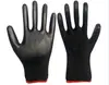 Venta Directa de Fábrica de Guantes de Nylon de Punto Plano Parkson/New Rose para Sitios de Construcción, Resistentes al Desgaste, Dedos Reforzados, 6 Hilos