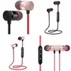 Auriculares Bluetooth Magnéticos para Colgar en el Cuello Auriculares Bluetooth Estéreo Metálicos para Deportes Auriculares Bluetooth de Tapón de Plástico para Colgar en el Cuello