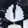 Amor Árvore de Pérolas Cartão de Encaixe Decoração de Bolo Confissão Anel de Renda Pérola de Cristal Anel de Amor Varinha de Fada