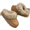Outono/Inverno 2026 Novas Pantufas de Solado Fino e Grosso para Cabelo Cacheado Confortáveis Versáteis Bico Fechado Pantufas de Estrela Slip-on Casuais para Pessoas Preguiçosas