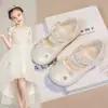 2026 Zapatos de Baile para Niña con Lazo de Rendimiento para Bebé Zapatos Individuales Mocasines Suaves y Elegantes para Niña Primavera y Otoño