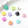 Pintura en spray de aleación color macarrón cuentas sueltas cuentas con cuentas DIY collar hecho a mano pendientes pulsera accesorios de joyería