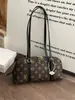 Bolsa Feminina de Verão 2026 Vintage Leve Luxo Transfronteiriça Bolsa Bowling Bolsa de Mão Ombro Transversal Bolsa Mensageira Bolsa Tendência