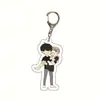 Jian Yi Zhan Zhengxi Manga Merchandising Llavero Acrílico Colgante Doble Cara Transparente Personalizado Decoración para Mochila
