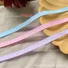 Cinta a cuadros de 1 cm, cinta colorida, lazo para embalaje, materiales para accesorios para el cabello DIY, cinta de satén, cinta decorativa, cinta de poliéster