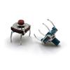 Suministro interruptor táctil impermeable de cabeza roja interruptor de llave impermeable azul interruptor de llave micro táctil al por mayor