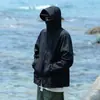 Chaqueta de Protección Solar Estilo Montaña UPF50+ para Hombres y Mujeres, Chaqueta Ligera de Seda de Hielo Moderna de Verano, Ropa de Protección Solar para Pesca