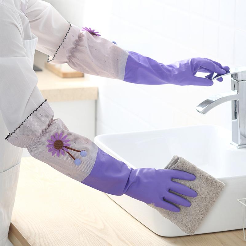 紫色太阳花手套