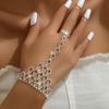 Nova Moda Pulseira Anel de Diamantes Uma Corrente Pulseira de Dança Latina Moda Tendência Mulheres Mix and Match Pulseira 998#