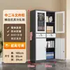 Archivero de Gama Alta, Gabinete de Metal, Gabinete de Oficina con Cerradura, Gabinete de Almacenamiento Multicapa Gris y Blanco, Archivero, Gabinete de Almacenamiento