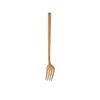 Garfo de Chá Redondo de Aço Inoxidável 304 Utensílio de Mesa Criativo Doméstico Garfo de Frutas Garfo Multiuso para Chá da Tarde Bolo Sobremesa