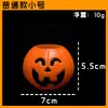 Cubo de Calabaza de Halloween Cubo de Dulces Portátil Decoración de Centro Comercial Escuela Juguete Infantil Cubo de Calabaza Cubo de Dulces