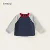 [Colección de Camisetas Neutras] Ropa Infantil Bangxuan Tops Casuales para Niños Estilo Primavera y Otoño Camisetas de Manga Larga para Niños