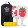 Juego de paletas de pickleball personalizadas de fábrica de Guangzhou, juego de raquetas de pickleball de fibra de carbono, venta al por mayor transfronteriza, raqueta de pickleball