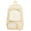 Nueva Mochila Escolar Transparente y Linda, Bolsa de Dolor de Cumpleaños, Mochila para Estudiantes de Gran Capacidad, Mochila Transparente para la Universidad, Buena Apariencia