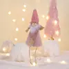 Haobei Suprimentos para Decoração de Natal Anjo Rosa Criativo Pingente Menina de Caxemira Pequeno Pingente para Árvore de Natal