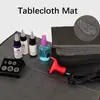 Almohadilla de limpieza para tatuajes desechable 7 colores opcionales película compuesta mantel para tatuajes 125 piezas/paquete almohadilla dental