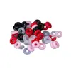 Wen play string junta transparente silicone espaçador acessórios anel de borracha cristal borracha corda de mão anel de fixação antiderrapante resistente ao desgaste