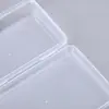 Caja de plástico rectangular transparente con cerradura, vacía, para muestras, para embalaje de piezas de repuesto, para almacenamiento de herramientas, venta al por mayor