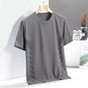 Camiseta Deportiva de Seda de Hielo de Secado Rápido Ice Sense para Hombre Verano Transpirable Casual Base Manga Corta Camiseta Top Ropa de Hombre