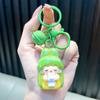 Chaveiro de menina fofa com óleo chaveiro de chave de carro luminoso requintado pingente para bolsa de estudante feminina pequeno presente atacado