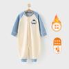 Derong Ropa Interior Térmica para Bebé Mono de Primavera y Otoño Ropa para Recién Nacidos Bata de Manga Larga para Bebé Pijama de Base de Invierno