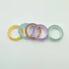 Adesivos de Notas Coloridos Fluorescentes Ultra Finos para Macaron, Adesivos de Índice para Leitura de Estudantes, Marca-Página Longo, Cola Transparente PET