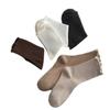 Calcetines con Volantes de Nuevo Estilo 2026 con Adorno de Encaje, Calcetines Femeninos Estilo Jk Japonés, Calcetines de Media Pantorrilla para Primavera y Otoño, Algodón Estilo Mori