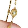 Pulseira de Floco de Neve Dourada Escovada Média Antiga Design de Nicho Retro Estilo Buchi Indústria Pesada Estrela Bamang Elegante Joia para Usar Empilhada