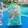 Bolsa de Almacenamiento para Juguetes de Niños Bolsa para Guardar Bloques de Baño Tarjetas Bolsa de Dios Cierre de Cordón Pelotas Oceánicas Bolsa de Malla Grande Bolsa de Playa