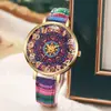 2025 Nuevo Popular Tejido de Moda Tendencia Reloj Estilo Mori Girl Estudiante Reloj de Pulsera de Cuarzo Estilo Étnico