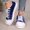 Sapatos rasos femininos, qualidade de exportação, design moderno com lantejoulas, estilo casual, adequados para o outono, disponíveis em tamanhos grandes, nova coleção 2024, bico redondo, para vendas transfronteiriças
