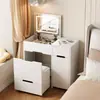 Penteadeira Novo Estilo Moderna Simples Multifuncional com Luz Tampo Basculante Pequeno Armário de Armazenamento para Quarto Penteadeira Atacado