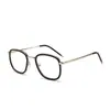 Estilo Ex Caja Todo Incluido Marco de Metal para Gafas Gafas Coreanas Anti-azul Gafas para Teléfono Móvil de Mujer Gafas Planas